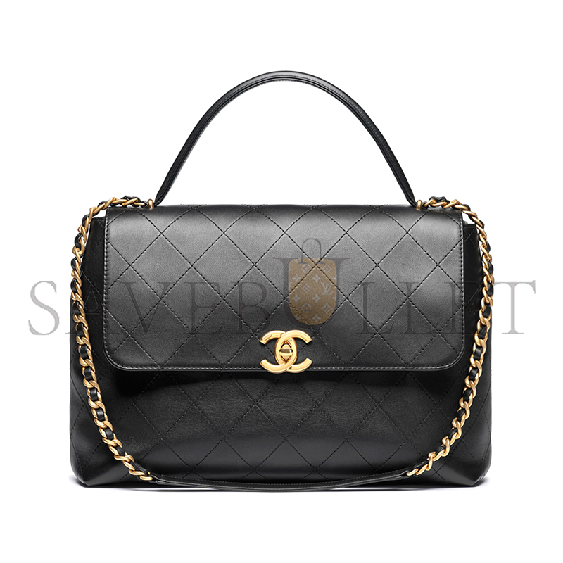 CHANEL MAXI FLAP BAG WITH TOP HANDLE AS5543 (37*26*10cm) CHANEL MAXI FLAP BAG WITH TOP HANDLE AS5543 (37*26*10cm)